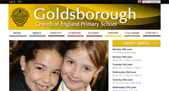 Desktop Screenshot of goldsboroughprimary.co.uk
