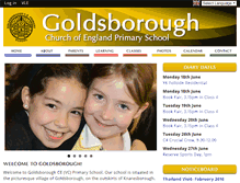 Tablet Screenshot of goldsboroughprimary.co.uk